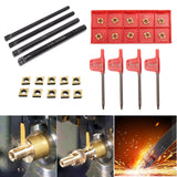 6/7/8/10mm Turning Tool Holder Lathe Boring Bar CCMT0602 Carbide Inserts with T8 Wrench