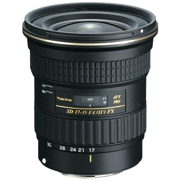 Tokina 17-35mm f/4 PRO FX Wide Angle Zoom Camera Lens