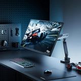 Humanmotion TX02-1G Stealth Mecha 17-40" Monitor Arm Single Screen Desk Mount Stand