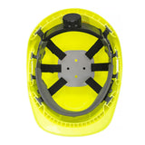 4x Portwest PS54 Lightweight Endurance Plus Work Safety Helmet Hard Hat Yellow Bulk Head Protection for Builder Construction
