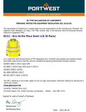 6pcs Portwest EC11 Eco Hi Vis Polo Long Sleeve Shirt Yellow Bulk Work Safety Workwear Reflective Tape High Visibility Class DNC Day & Night