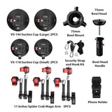 iFootage Spider Crab Vehicle Car Suction Cup Camera Phone Mount Holder VM-1 IF-401000089