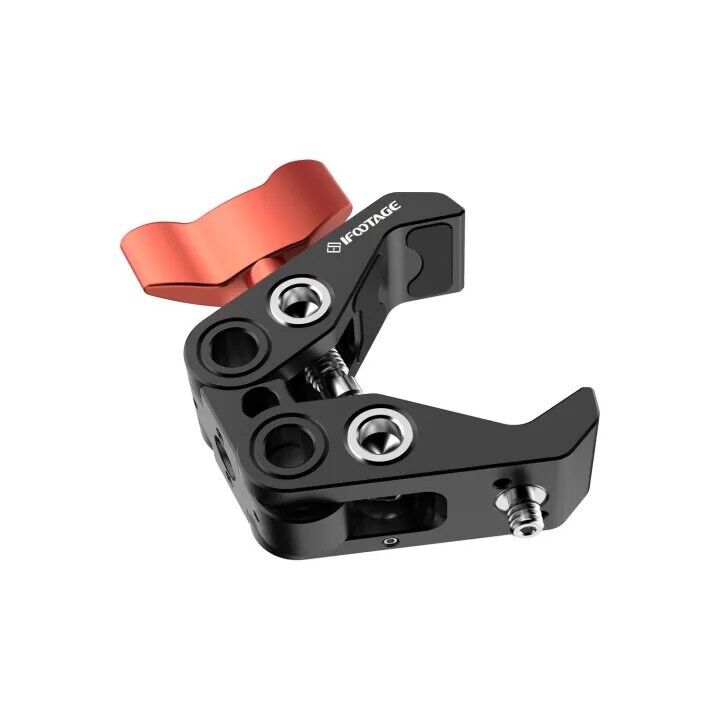 Morsetto A C IFOOTAGE PC-01 In Alluminio Per Monitor DSLR E Flash LED, Con Attacchi 1/4" E 3/8" E Sistema Quick Release