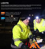 4x Portwest PA50 LED Head Light Torch Adjustable Battery Headlight Headlamp Bulk