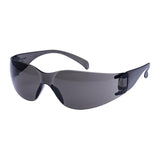 2x Portwest PW32 Wrap Around Spectacles Dark Safety Glasses Smoke Black Tinted Bulk Goggles Sunglasses Eye Protection Eyewear