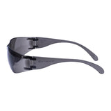 2x Portwest PW32 Wrap Around Spectacles Dark Safety Glasses Smoke Black Tinted Bulk Goggles Sunglasses Eye Protection Eyewear