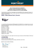 2x Portwest PW32 Wrap Around Spectacles Dark Safety Glasses Smoke Black Tinted Bulk Goggles Sunglasses Eye Protection Eyewear