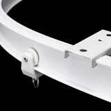 5M Flexible Bendable Curtain Straight Bay Rod Rail Track for Wall Ceiling Window