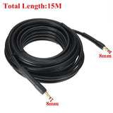 15M Click Head High Pressure Car Washer Water Hose Cleaning for Karcher K2-K7 Series