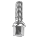 35mm M14x1.5 Car Thread Silver Wheel Tire Screw Radius Lug Nut Bolt For Audi