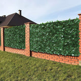 Green Outdoor Plant Ivy Leaf Privacy Wall Screen Fence Panel Garden Yard 1x5m
