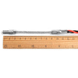 50M 6mm Spiral Wire Cable Push Puller Snake Fish Tape Reel Conduit Rodder Guide