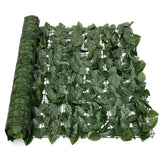 Green Outdoor Plant Ivy Leaf Privacy Wall Screen Fence Panel Garden Yard 1x5m