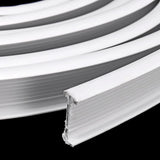 5M Flexible Bendable Curtain Straight Bay Rod Rail Track for Wall Ceiling Window