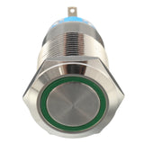 5 Pin 19mm 12V LED Light SPDT Latching ON OFF Push Button Momentary Switch Waterproof