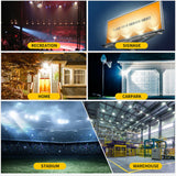 LED Flood Spot Light Waterproof Outdoor Garden Projector Wall Security Lighting