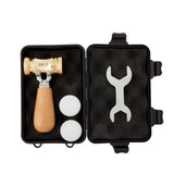 HONGDUI KM-18 Woodworking Brass Chisel Mallet Hammer Interchangeable Heads DIY