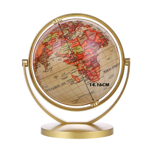 20cm World Earth Globe Map 360 Rotating Educational Toy Home Decor Ornament