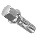 35mm M14x1.5 Car Thread Silver Wheel Tire Screw Radius Lug Nut Bolt For Audi