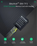 BlitzWolf BW-TF3 32/64/128/256GB C10 U3 FHD Memory Micro SD TF Card with Adapter