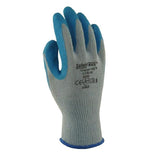 4 Pair Safetyware Gripper Cut Oil Resistant Proof Safety Work Gloves Rubber Palm Coated Bulk for Gardening Mechanic Construction General Purpose