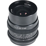 SLR Magic CINE Bundle 25mm F/1.4 Lens & 52mm Variable ND II Sony E Mount Filter