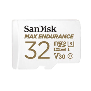 SanDisk Max Endurance 32GB 100MB/s Micro SDHC V30 Memory Card with Adapter