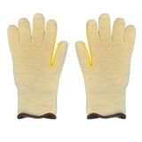 5 Pair Safetyware Level 5 Reinforced Cut Resistant Safety Work Gloves Bulk String Knit for Garden Mechanic Construction Builder General Purpose