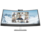 HP E34m G4 34" WQHD Curved 21:9 3440x1440 Webcam Speaker Computer Monitor Screen 40Z26AA