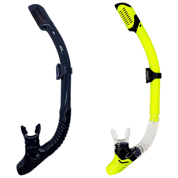 DEDEPU Scuba Diving Snorkel Swimming Underwater Breathing Air Tube Gear Snorkeling Silicone Full Dry Mouthpiece Hose