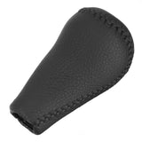 Manual Car Gear Shift Knob 5 Speed PU Leather Black Fit For Nissan Patrol GU4