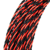 50M 6mm Spiral Wire Cable Push Puller Snake Fish Tape Reel Conduit Rodder Guide