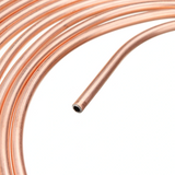 25Ft 3/16" OD Copper Nickel Brake Line Tube Tubing Kit with 15Pcs Nuts Fittings