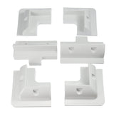 6pcs Solar Panel Corner Cable Mounting Bracket Kit for Vehicle Roof Caravan Boat RV