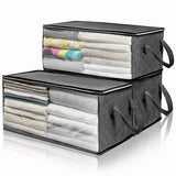 Portable Clothes Blanket Quilt Storage Bag Box Large Foldable Home Organisation