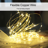 10M Solar Powered LED String Fairy Lights Party Garden Outdoor Waterproof Home Decor