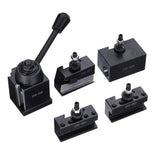 Machifit 6-9" Cuniform GIB Lathe Swing Quick Change Turning Tool Post Kit Holder Boring for Woodworking / CNC