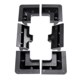 6pcs Solar Panel Corner Cable Mounting Bracket Kit for Vehicle Roof Caravan Boat RV