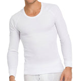 Holeproof Aircel Thermal Mens T-shirt Long Sleeve Tee Top MYPU1A White Waffle Knit Base Layer