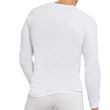 Holeproof Aircel Thermal Mens T-shirt Long Sleeve Tee Top MYPU1A White Waffle Knit Base Layer
