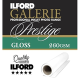 Ilford Glossy Galerie Prestige Gloss Photo Paper Rolls 260GSM