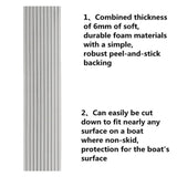 600x2400x5mm Marine Flooring Teak EVA Foam Boat Yacht Decking Sheet Mat Grey