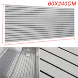 600x2400x5mm Marine Flooring Teak EVA Foam Boat Yacht Decking Sheet Mat Grey