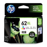 HP 62XL High Yield Ink Cartridge Black Cyan Magenta Yellow 4 inks Value Pack