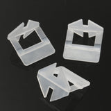 200Pcs 1mm Tile Tiling Leveling Levelling System Floor Spacer Plastic Clip Tool