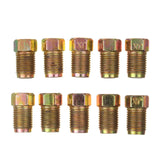 25ft 3/16 Steel Copper Brake Line Tubing Kit Pipe Wire Coil Fitting Nut Joiner
