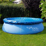 Round Swimming Pool Cover Protective 8-15 Feet Diameter Home Garden Outdoor