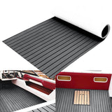 240cm x 90cm x 6mm Marine Boat Flooring Faux EVA Foam Boat Decking Sheet Grey
