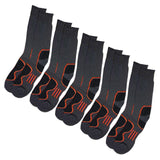 Bonds Explorer 5 Pair Socks Extreme Impact Mens Thick Work Cotton Mid Calf Crew Charcoal Marle Bulk 970 SZWO2W