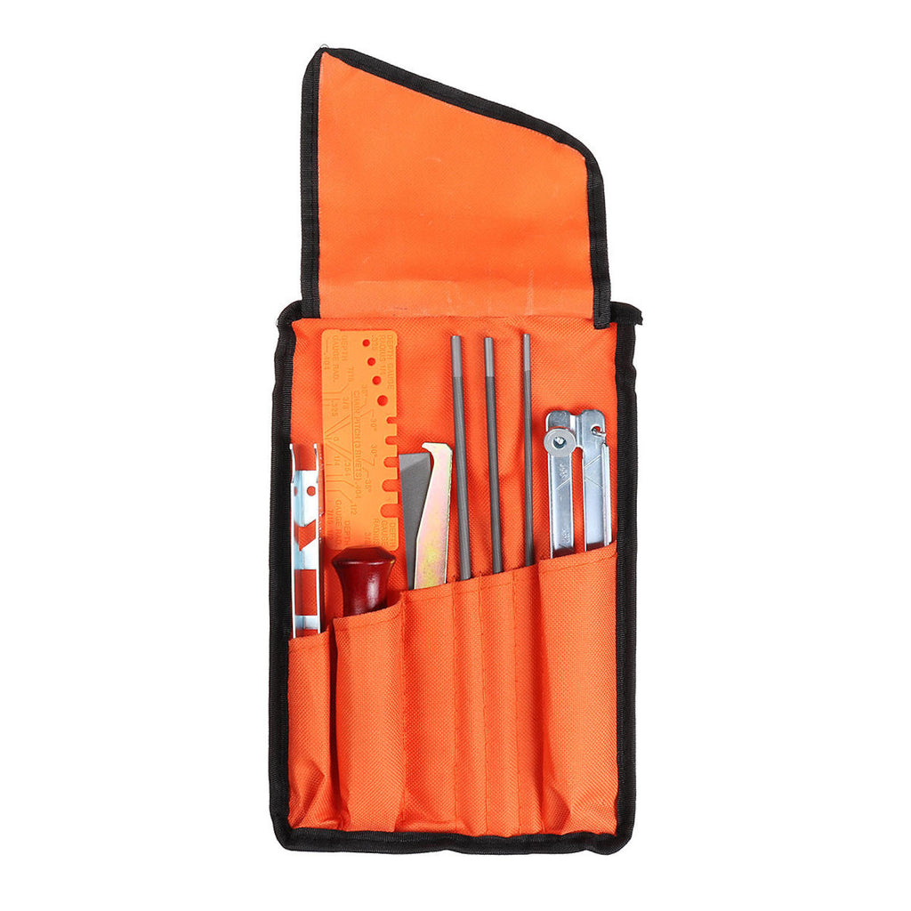 10Pcs Chain Saw Sharpening File Filing Kit Files Tool Chain Sharpener ...